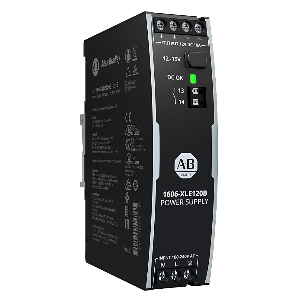 Allen-Bradley XLE Power Supply 120W 12VDC 10A