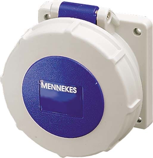 Mennekes str.Panel Socket IP67 16A 3p 230V 6h Twi