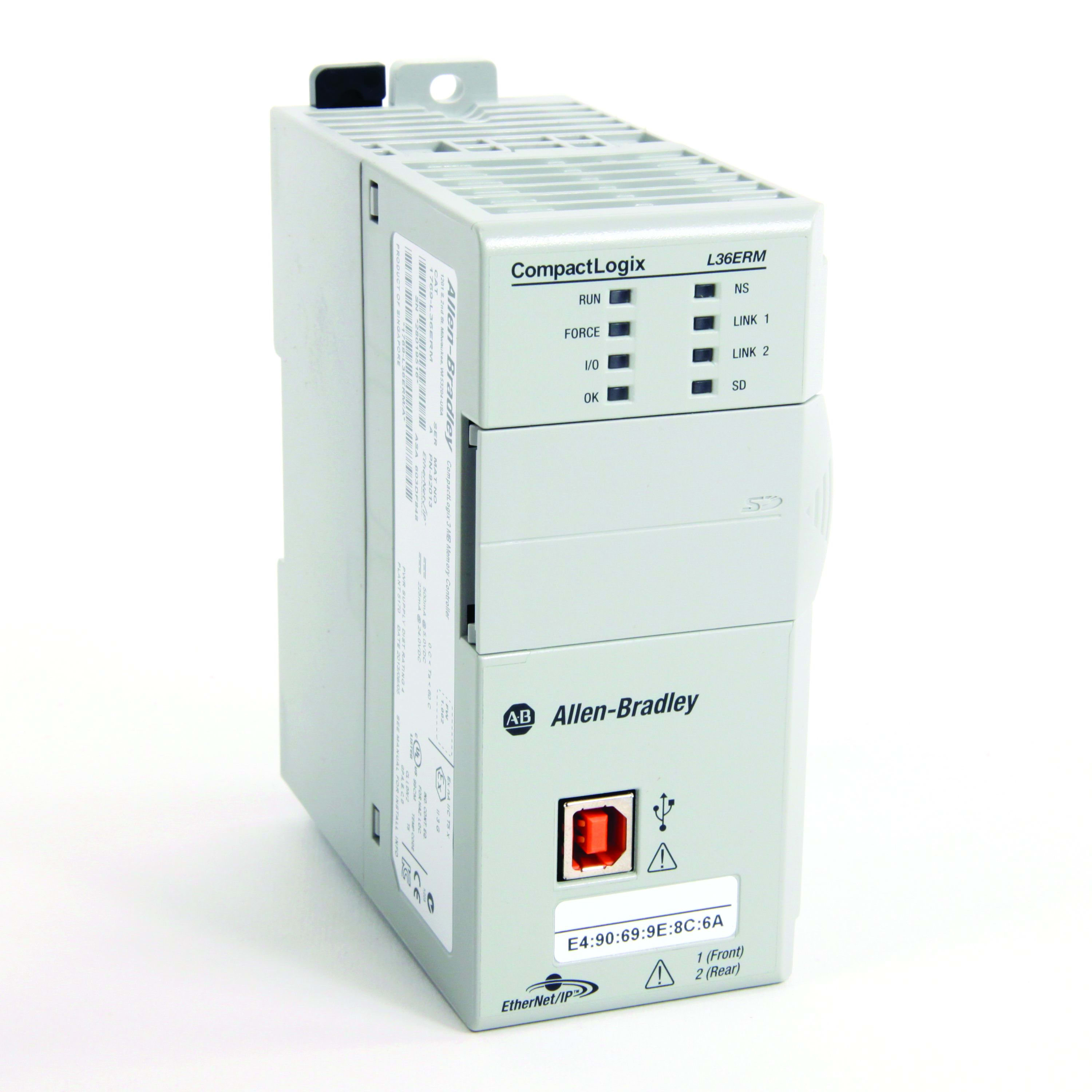 Allen-Bradley CompactLogix Dual Ethernet 3MB 30 I/O