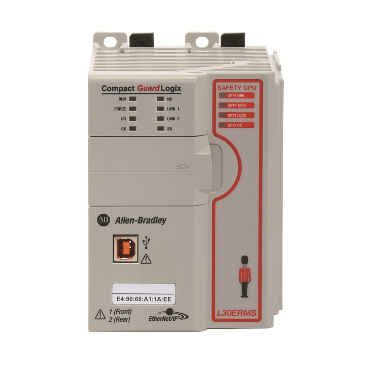 Allen-Bradley Compact GuardLogix,CPU,L37ERMS,4m/1.5m