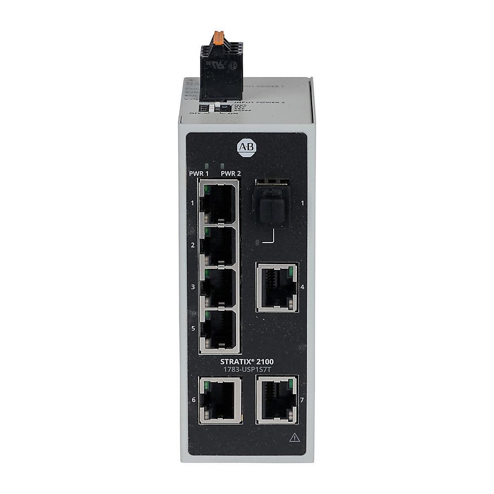 Allen-Bradley Stratix 2100 Unmanaged Ethernet Switch 7 100 Mb Copper 1 100 Mb SFP Slot