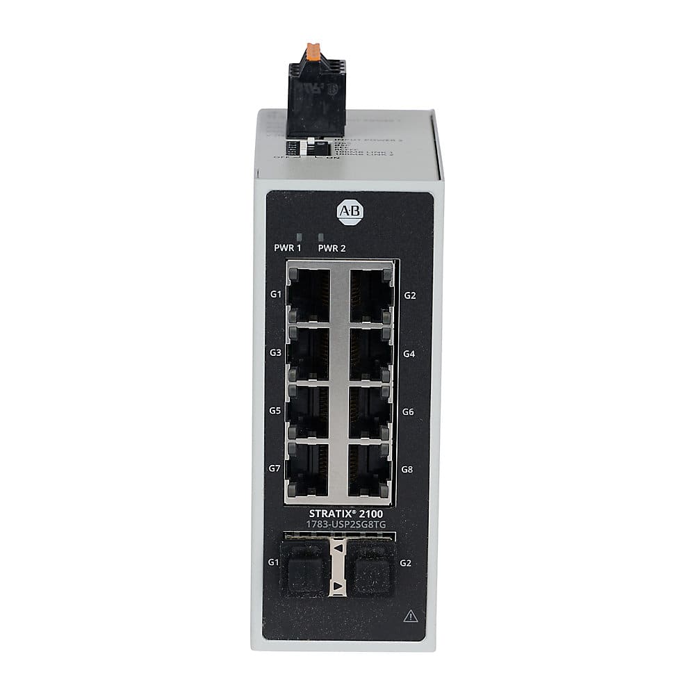 Allen-Bradley Stratix 2100 Unmanaged Ethernet Switch 8 1 Gb Copper 2 1 Gb SFP Slot
