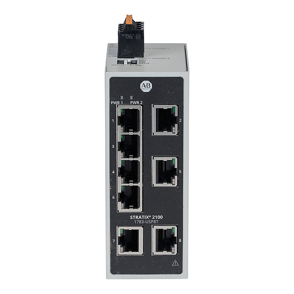 Allen-Bradley - Stratix 2100 Unmanaged Ethernet Switch 8 100 Mb Copper
