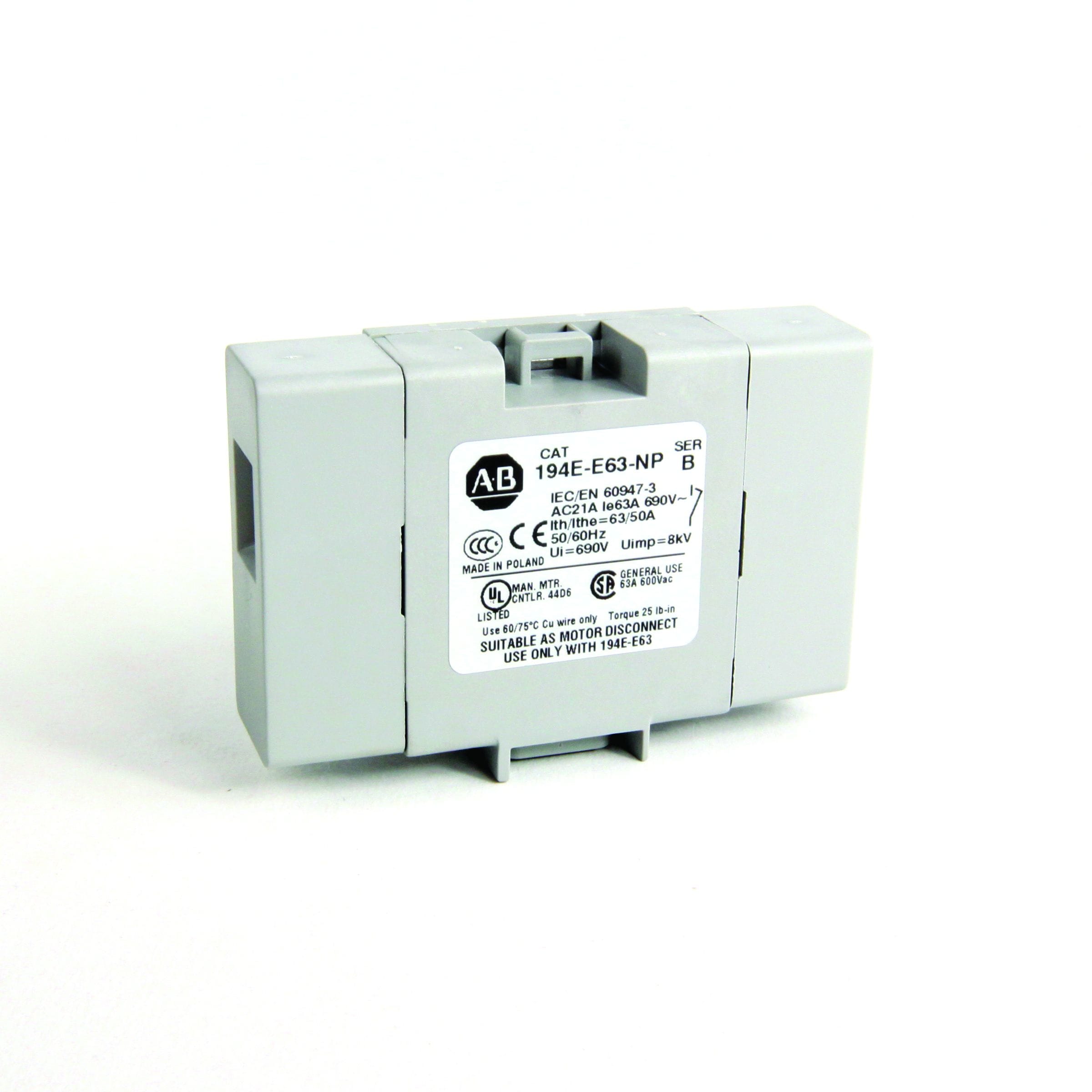 Allen-Bradley 63A FOURTH POLE FRONT M/T
