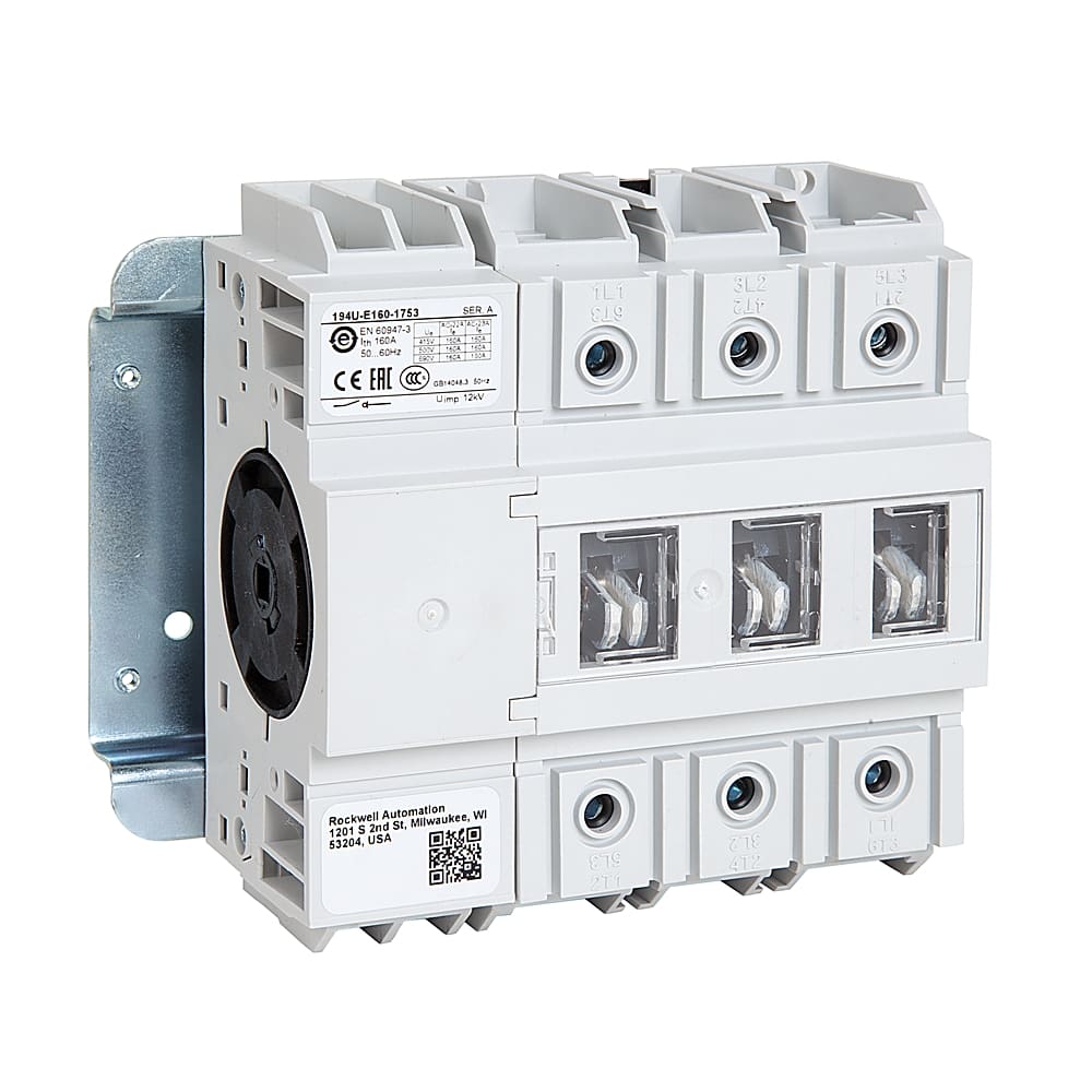 Allen-Bradley 194U Front Mount Disconnect 160A 4 Pole