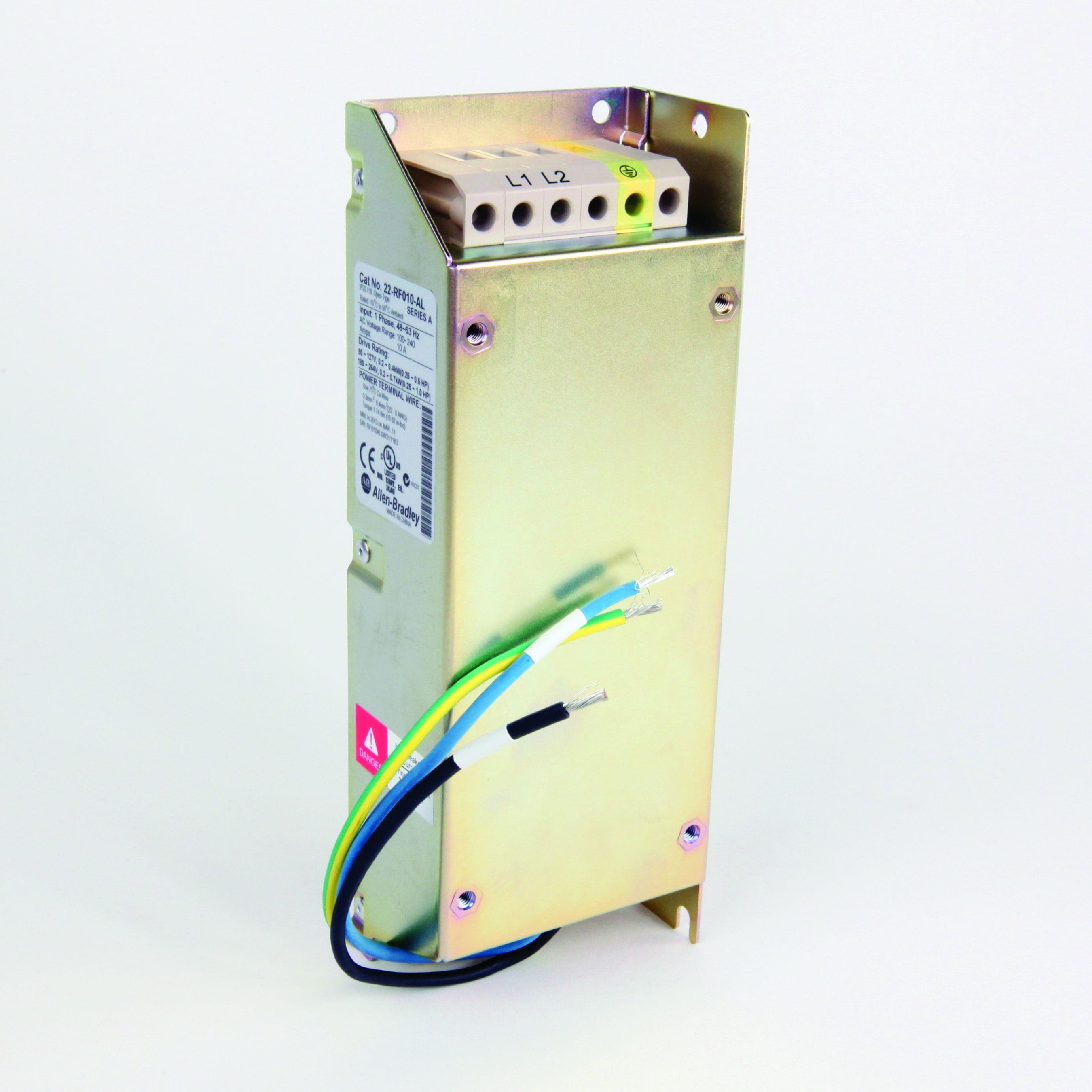 Allen-Bradley PF4 L-TYPE 1PH FILTER 240V .25-.75KW