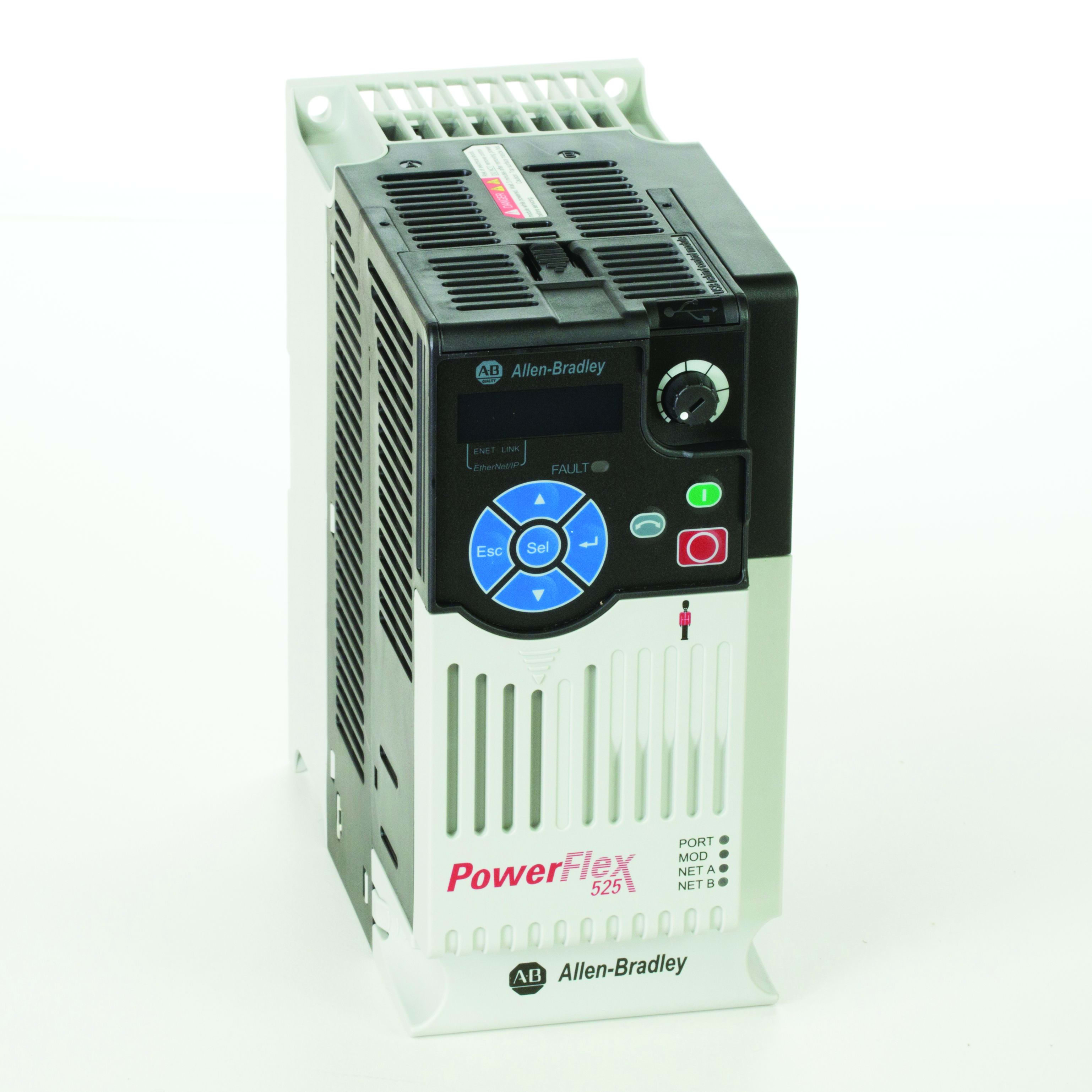 Allen-Bradley PF525 200-240V, 8A 50/60Hz 1.5kw 1~ EMC