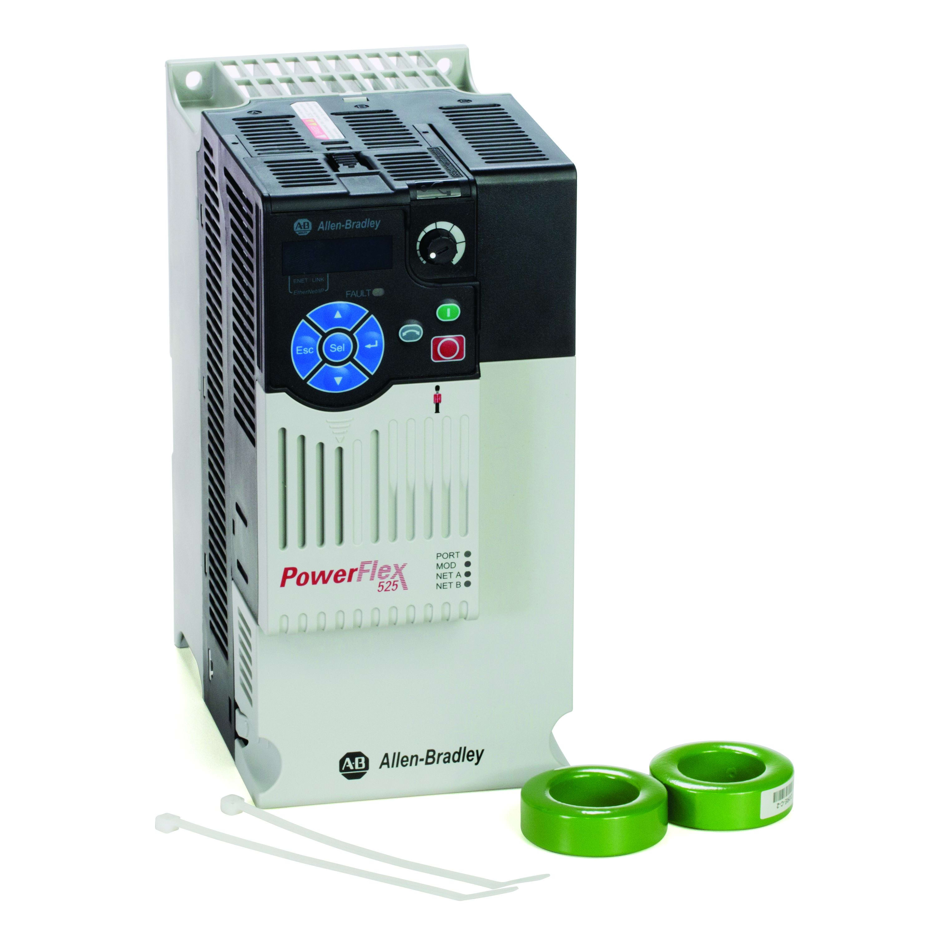 Allen-Bradley PF 525, 480V, 3PH, 10HP, IP20, 7.5KW