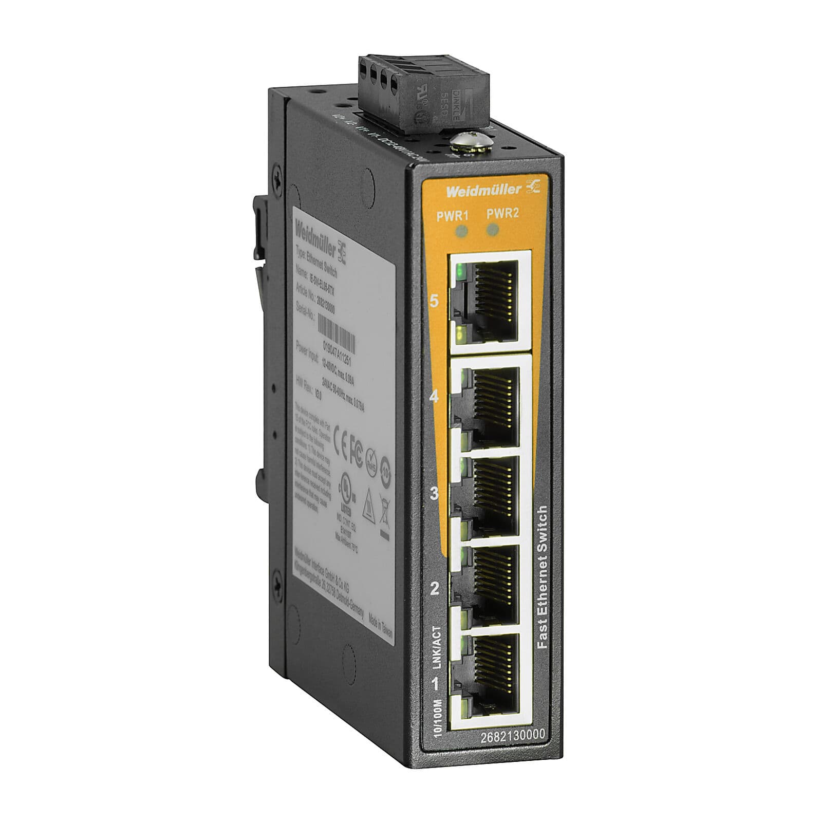 Weidmuller Network Switch Unmanaged 5x RJ45