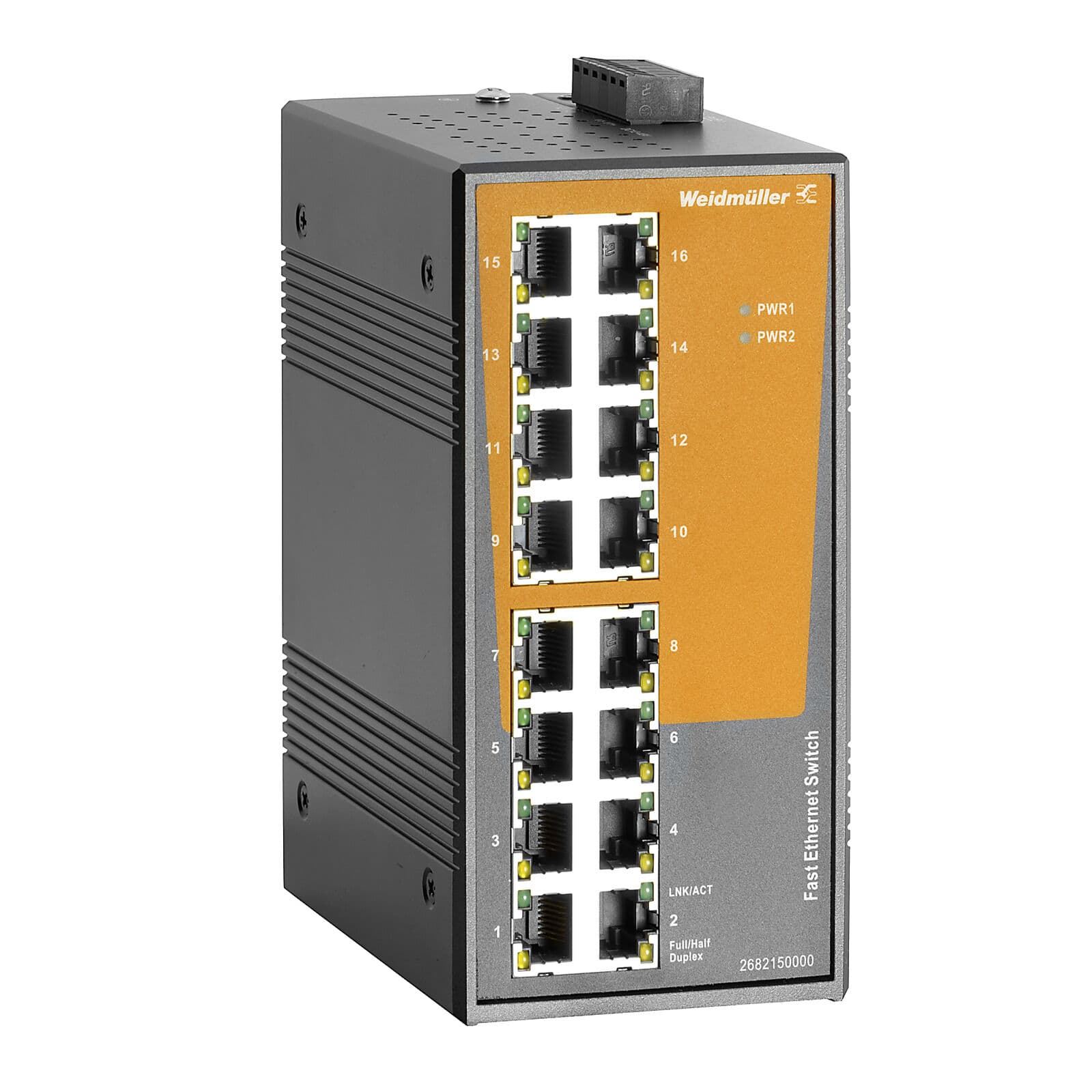 Weidmuller Network Switch Unmanaged 16x RJ45