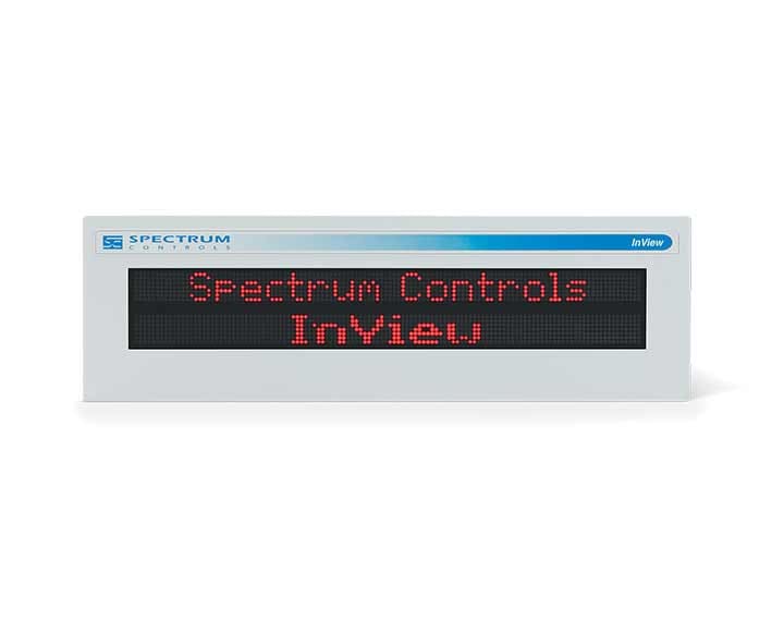 Spectrum Controls INVIEW PANEL MOUNT DISPLAY