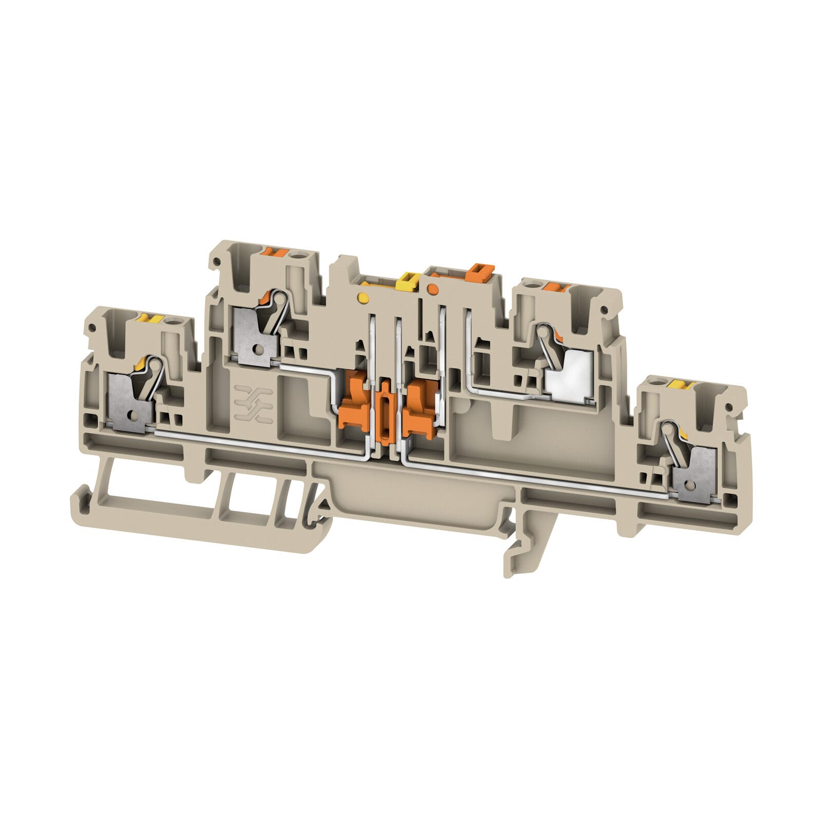 Weidmuller Test-Disconnect Terminal 16 A Dark Beige