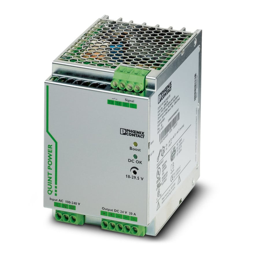 Phoenix Contact Phoenix Contact Quint Power Primary-switched Power Supply 24V DC 20A