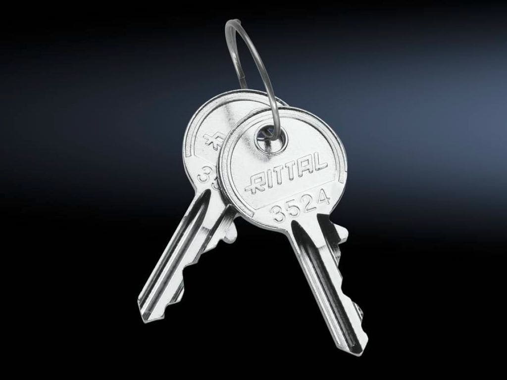Rittal Cylinder lock key 3524E pack of two