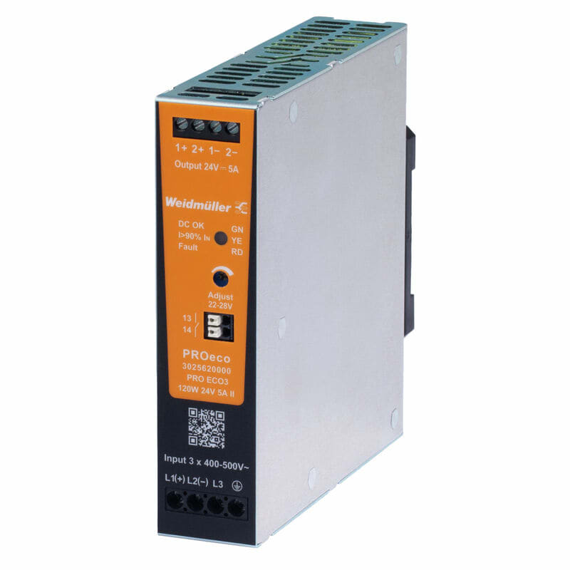 Weidmuller Pro Eco Power Supply 120 W 24 V 5 A