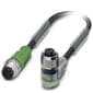 Phoenix Contact SAC-3P-M12MS/ 1,5-PUR/M12FR-2L
