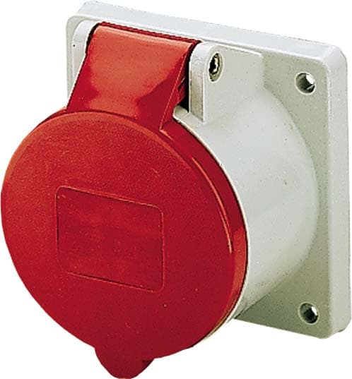 Mennekes str.Panel Socket IP44 32A 5p 400V 6h