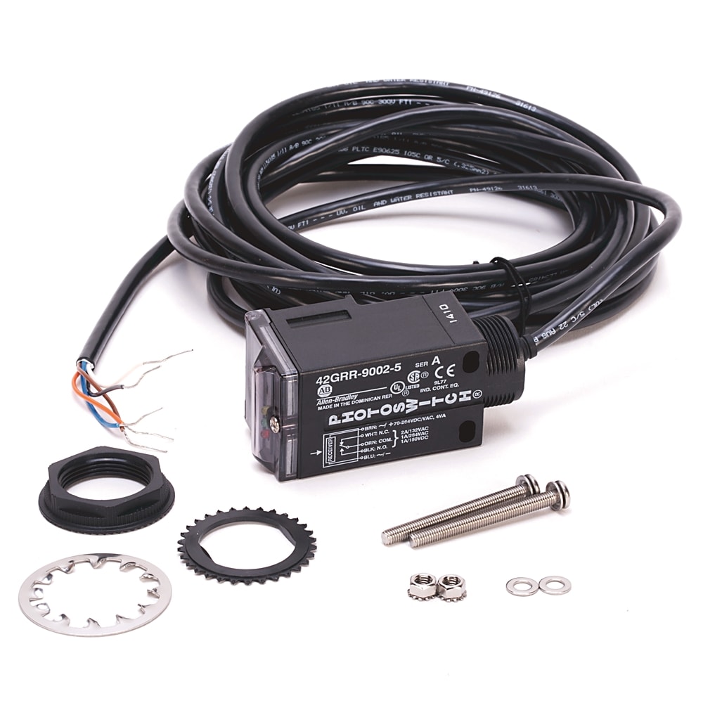 Allen-Bradley PEC T/beamRx AC/DC Rly LO DO MiniQD