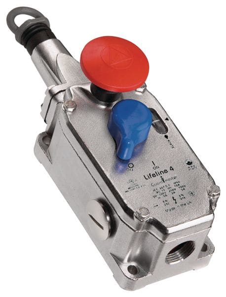 Guardmaster Lifeline4 S/Steel Ropeswitch 2NC 2NO M20