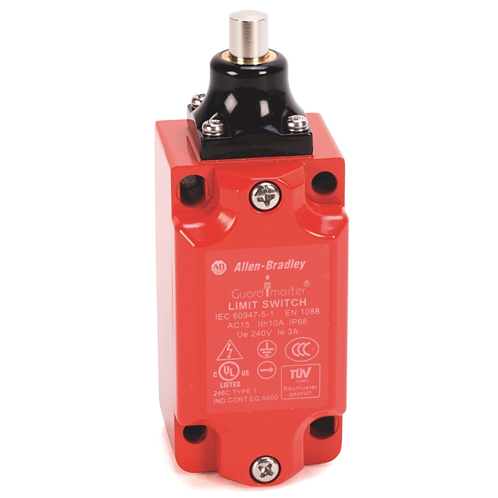 Guardmaster Metal L/Switch Dome Plunger 2NC 2NO BBM