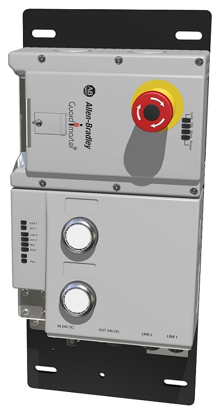 Guardmaster PTR Left Ethernet Lock Module,Estop,2 PB