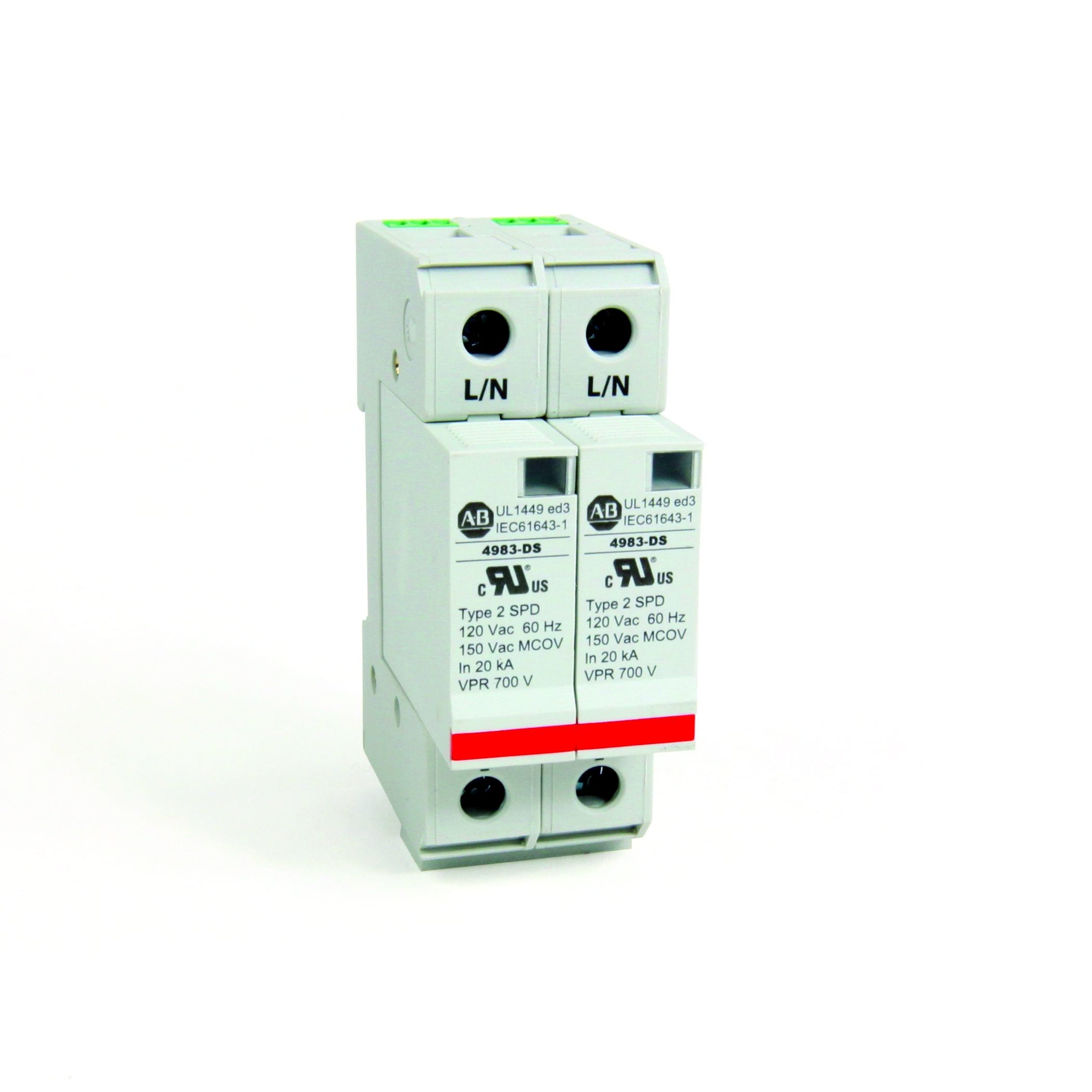 Allen-Bradley 2 POLE SURGE PROTECTOR DIN RAIL