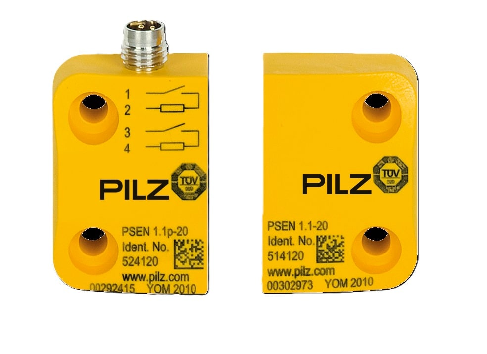 Pilz PSEN Magnetic Safety Switch with 2 NO Contacts M8 Connector 8 mm Switching Distance