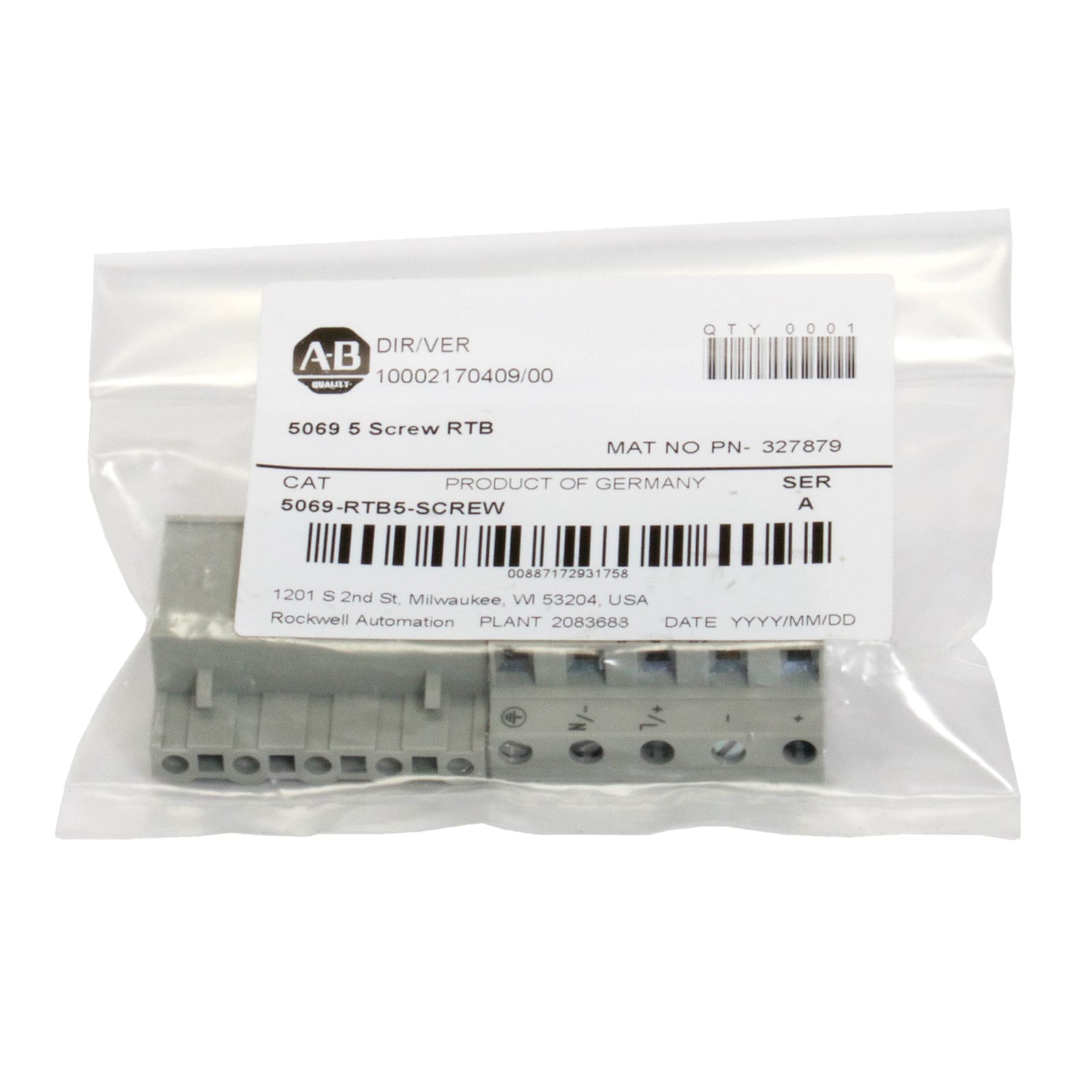 Allen-Bradley 5069 Compact I/O 5 pin Screw RTB