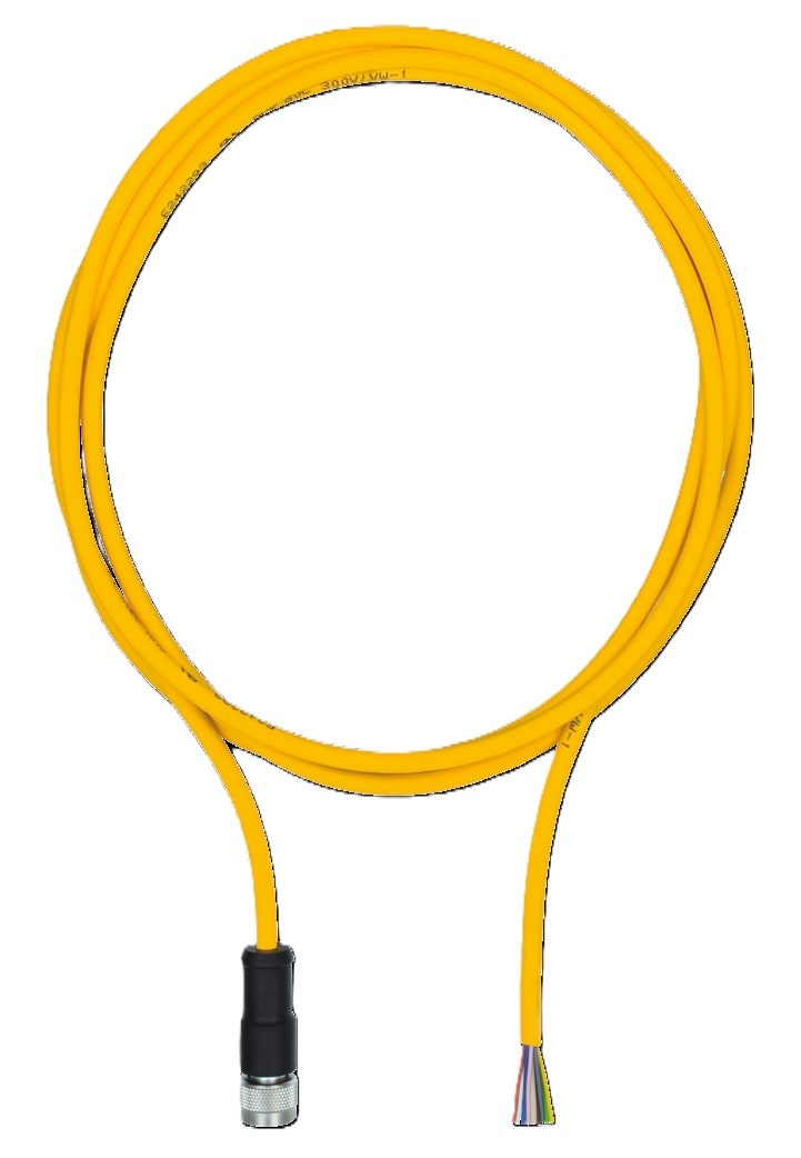Pilz PSEN 5 m Sensor Cable with Straight M12 8-Pin Connector Open End