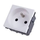 Legrand - 2P+T 10/16A With Sutters-Wh