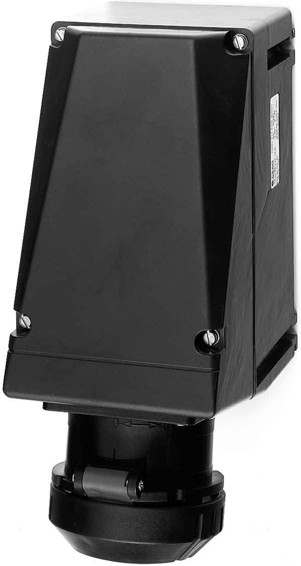 Crouse-Hinds EX-WALL SOCKET ZONE 1 32 A, 4 POLE, 380