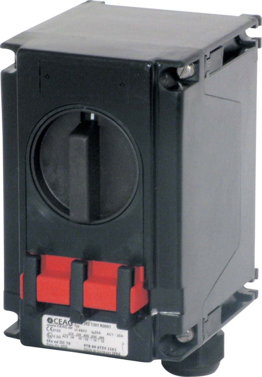 Crouse-Hinds ATEX SWITCH 20A 3 POLE EEx ed ia IIC T6