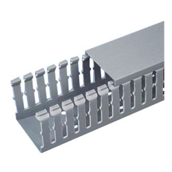 Panduit Wide Slot Duct,PVC,.75x2x6',LG,6ft