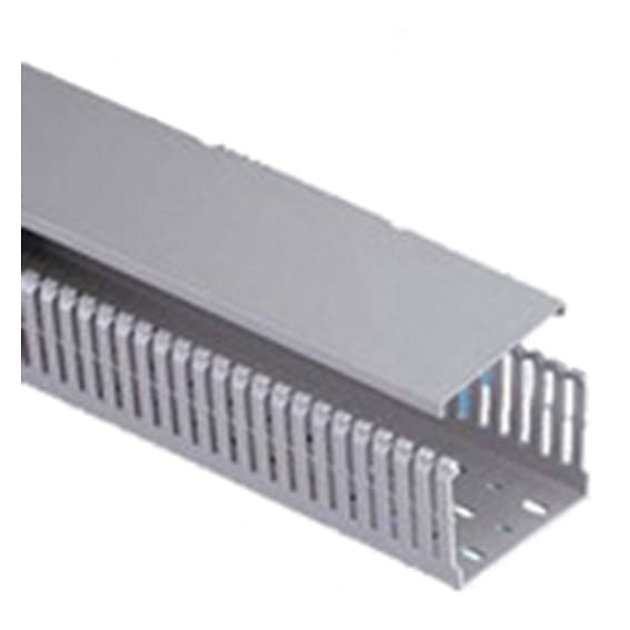 Panduit Slotted Metric Duct, PVC, 25mm x 75mm x