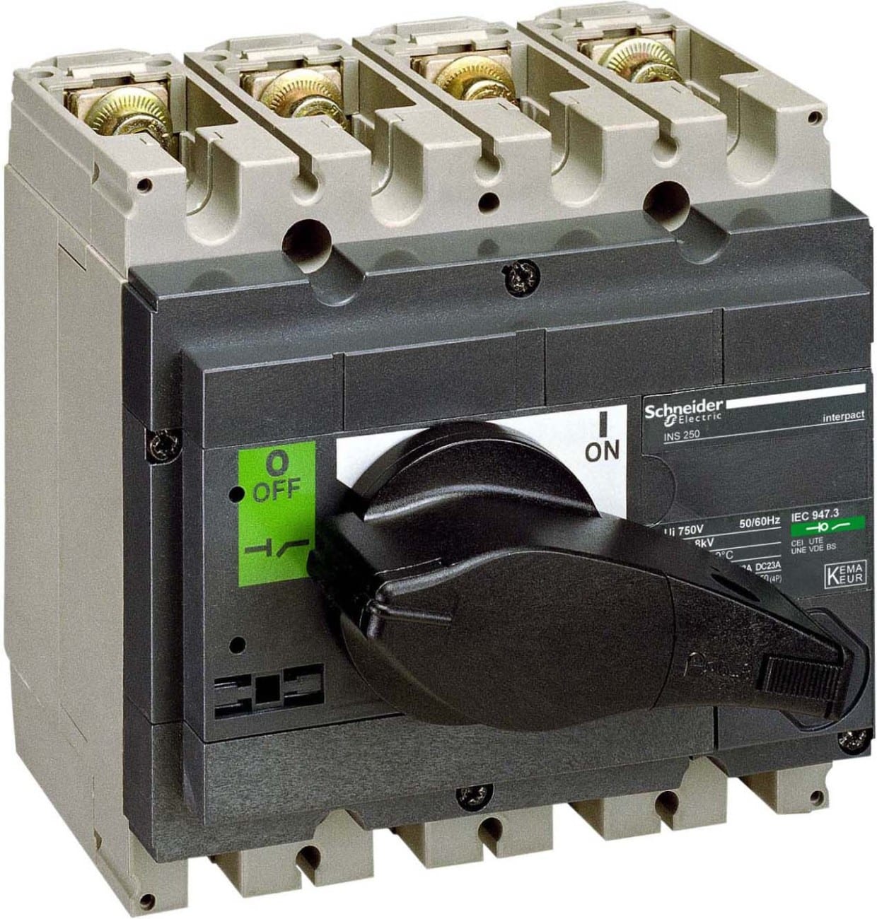 Merlin Gerin - IN250 4 POLE SWITCH