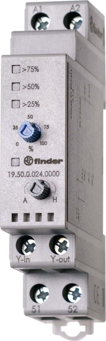 Finder 19 series - Override & Status Indicating
