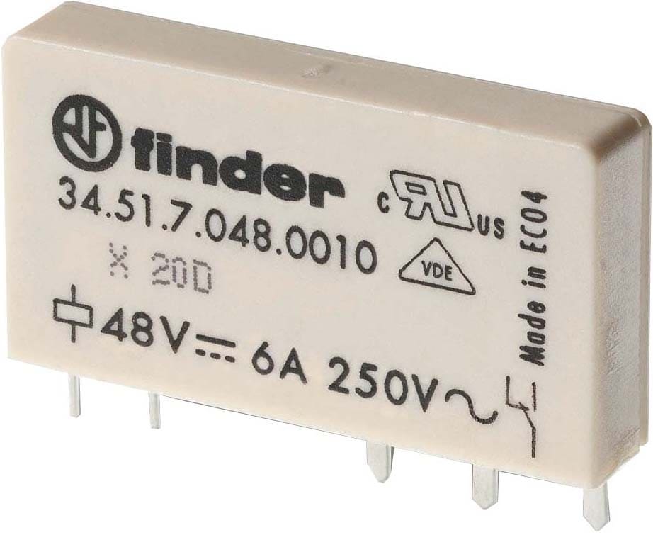 Finder 34 series - Ultra-slim PCB Relays
