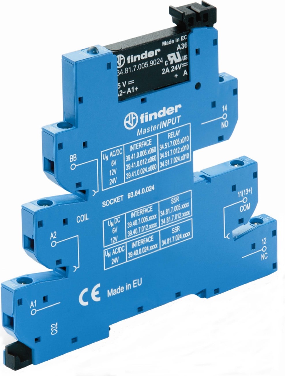 Finder RELAY INTERFACE 24V -2A 24VDC