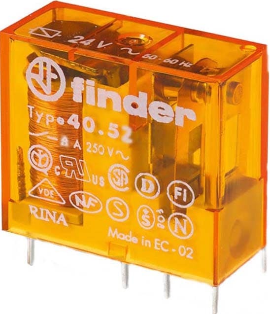 Finder 40 series - PCB/Plug in Relays