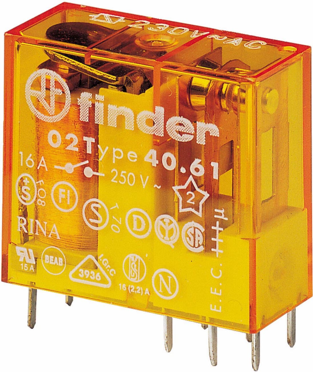Finder 40 series - PCB/Plug in Relays