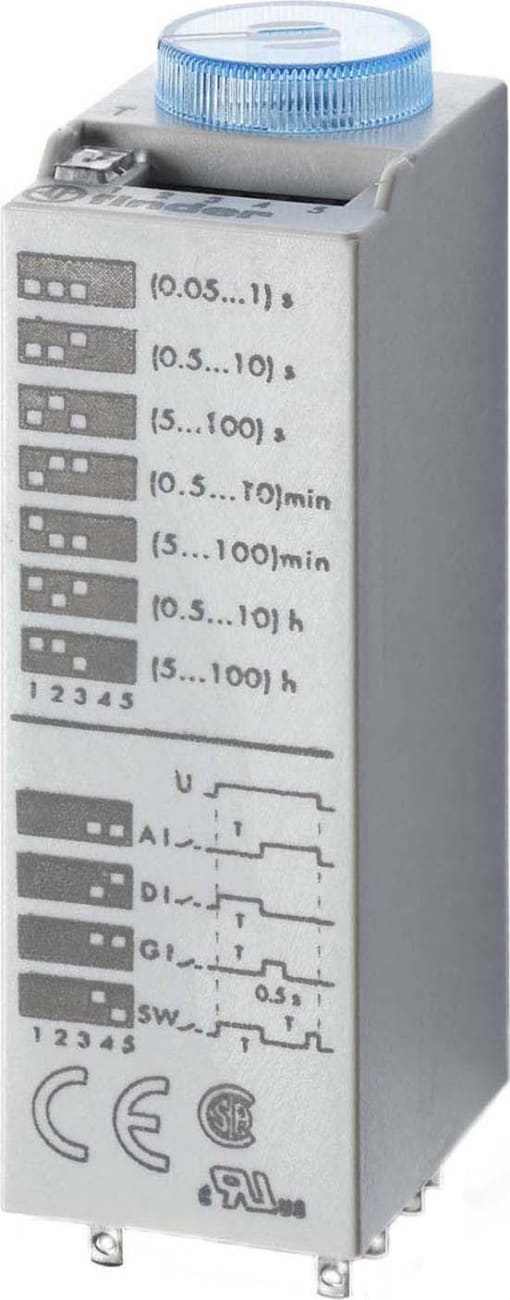 Finder MINIATURE PLUG IN TIMER - 230...240VAC
