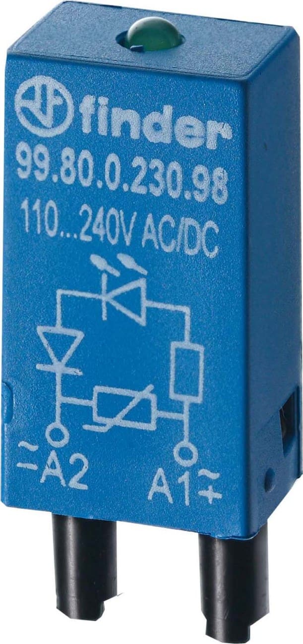 Finder FINDER 110-230V AC/DC GRN LED MODULE
