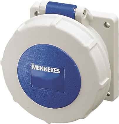 Mennekes str.Panel Socket IP67 16A 3p 230V 6h