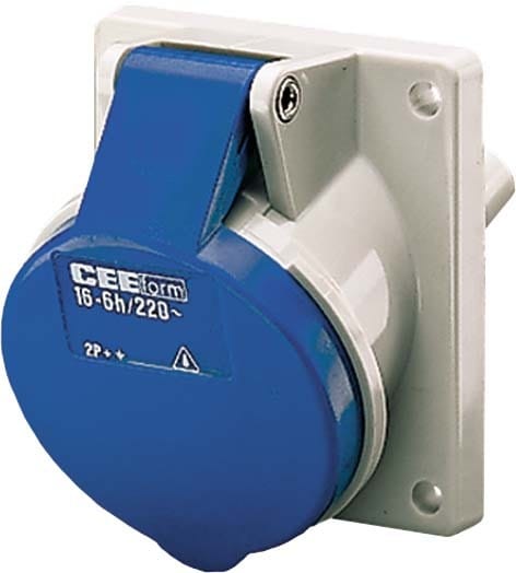 Mennekes MENNEKES 230V 3P 16A ANGLED SOCKET