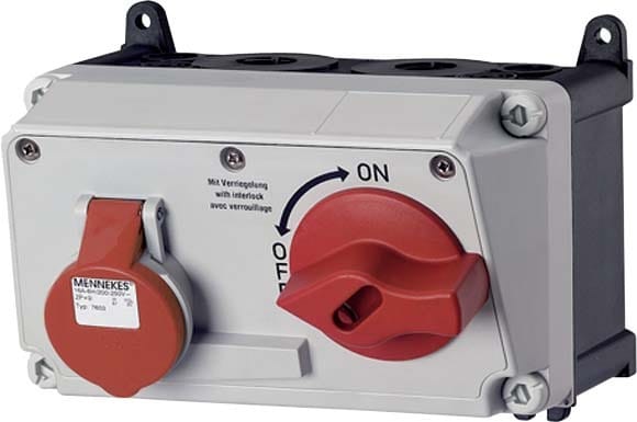 Mennekes 16A 4P 400V 6h AMAXX DUO SOCKET IP44
