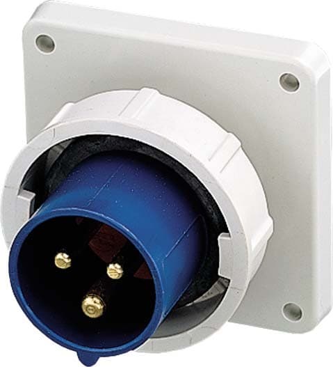 Mennekes 16A 3P 230V PANEL MOUNTED INLET IP67