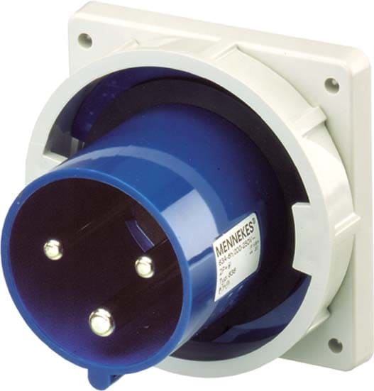 Mennekes str.Panel Inlet IP67 63A 3p 230V 6h