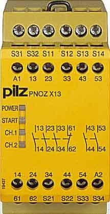 Pilz PNOZ X13 24VDC 5n/o 1n/c