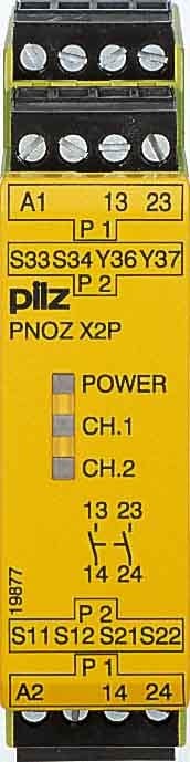 Pilz PNOZ X2P 24VACDC 2n/o
