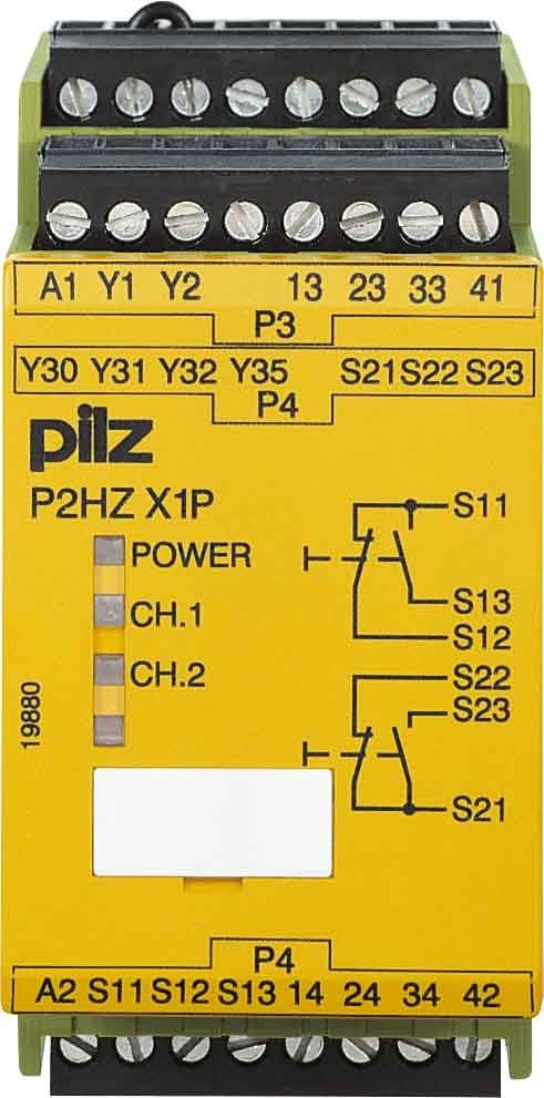 Pilz P2HZ X1P 24VDC 3n/o1n/c 2so